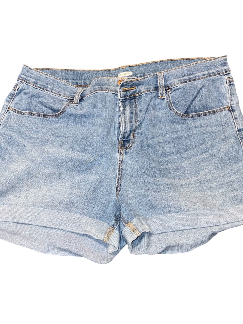 Old Navy Light Blue Denim Cuffed Shorts
